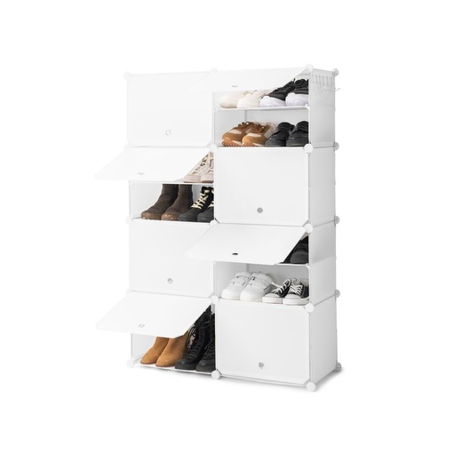Zapatero Modular Portátil InnovaGoods Blanco (Reacondicionado A)