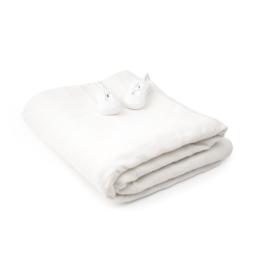 Calientacamas Eléctrico Doble Blewarm InnovaGoods 60+60 W 140 x 160 cm Blanco (Reacondicionado A)