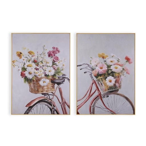 Cuadro Versa Lienzo 2,5 X 60 X 50 CM Bicicleta