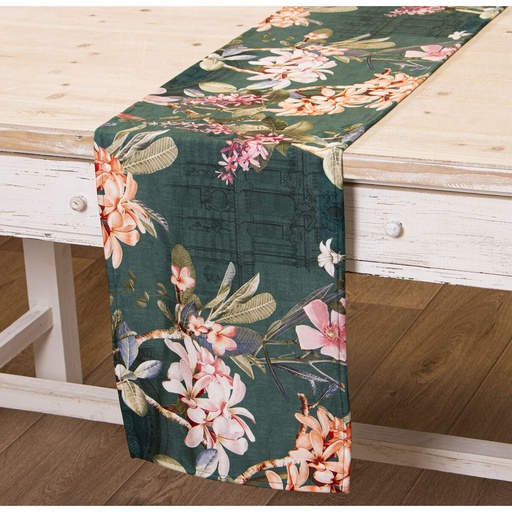 Camino de Mesa Alexandra House Living Multicolor Textil 33 x 180 cm Rectangular