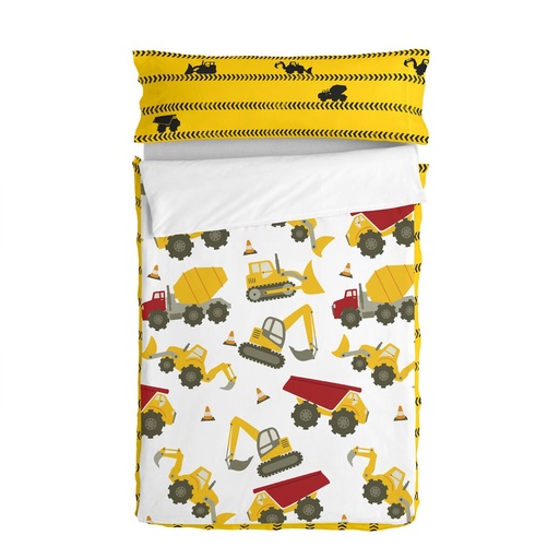 Saco Nórdico con Relleno HappyFriday Mr Fox Machinery Multicolor 42 x 20 x 50 cm