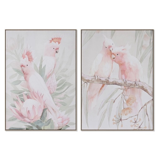 Lienzo Home ESPRIT Poliestireno Lienzo 100 x 4 x 140 cm