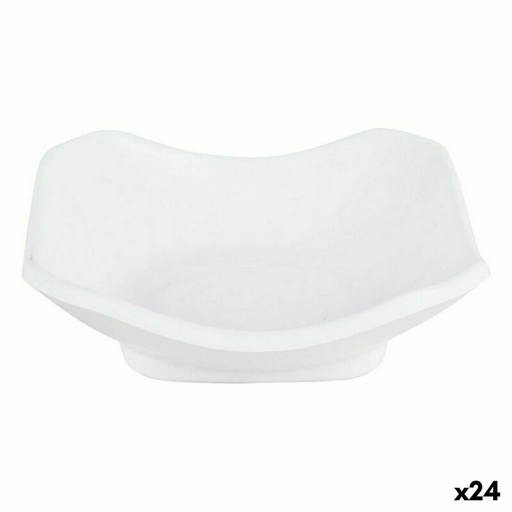 Set de Degustación Viejo Valle Troya Blanco Melamina Cuadrado 11 x 11 x 3,5 cm (24 Unidades)