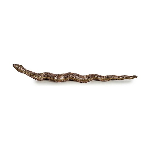 Figura Decorativa Krist+ Marrón Serpiente 13 x 12 x 86 cm