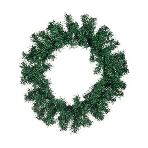 Corona de Navidad Krist+ Verde Plástico 40 x 6 x 40 cm