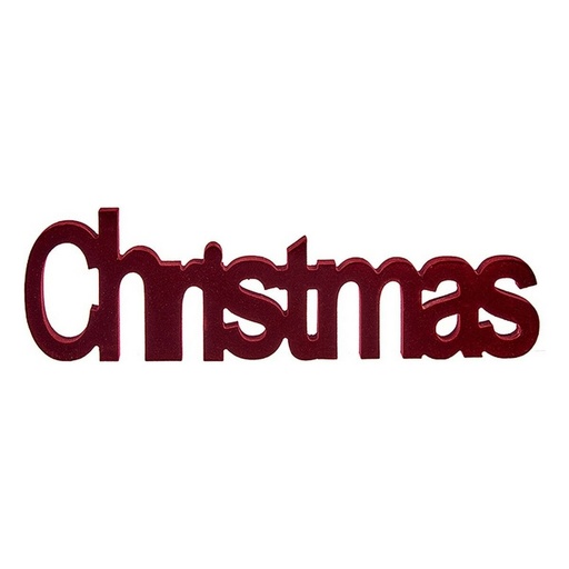 Figura Decorativa Krist+ Christmas Rojo 11 x 2,5 x 36,5 cm