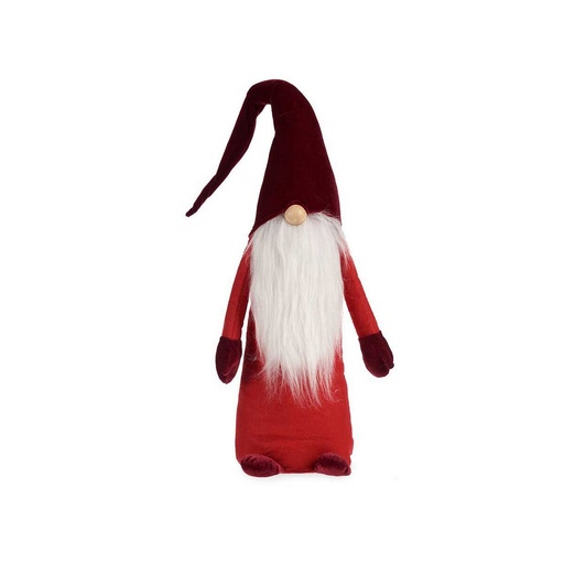 Figura Decorativa Krist+ Blanco Rojo Gnomo 20 x 100 x 25 cm