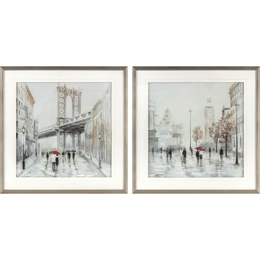 Lienzo DKD Home Decor Poliestireno Lienzo 60 x 3 x 60 cm 63 x 3 x 63 cm