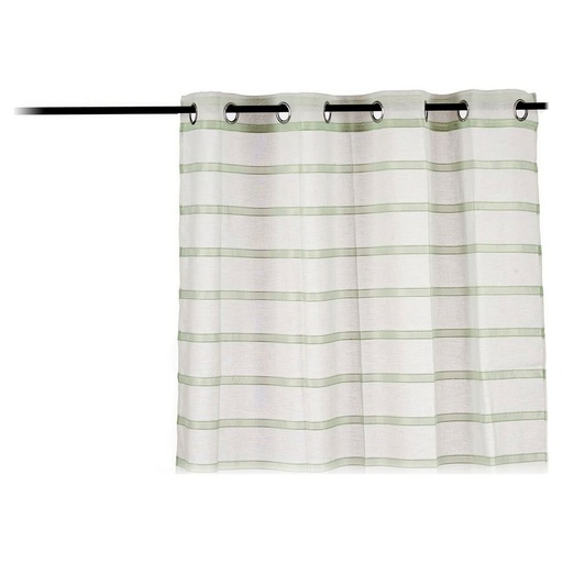 Cortina Gift Decor Verde 140 x 0,1 x 260 cm Visillo Rayas