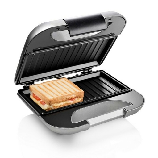 Sandwichera Grill Princess 01.127003.01.001 Negro Plateado 750 W
